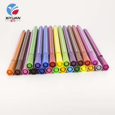 Popular design kids drawing set 12pcs felt tip wholesale watercolor pen