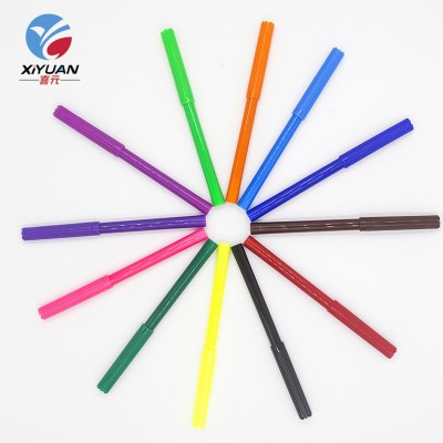 Hot sales school fashionable kids drawing watercolor fine tip fibre felt tip pen