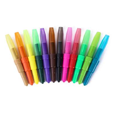 Multi color school use colourful changing kids marker pens magic watercolor pen